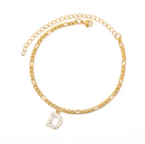 Icy Initial Anklet